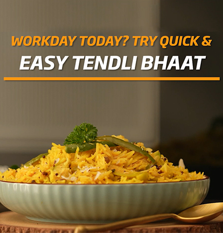 How To Make Tendli Bhaat In Microwave