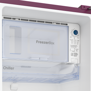 Voltas Beko 220 L No Direct Cool Single Door Refrigerator (Vivi Wine) RDC240CVWEX/XXSG FreezerBox View