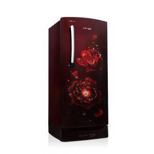 Voltas Beko 195 L No Direct Cool Single Door Refrigerator (Fairy Flower Wine) RDC215CFWEXB/XXSG Left View