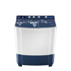 Voltas Beko 8.5 kg Semi Automatic Washing Machine (Blue) WTT85BLG Front View