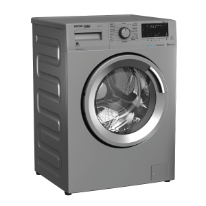 Voltas Beko 6.5 kg Fully Automatic Front  Loading Washing Machine GRAY (WFL6512VTSS) Left View