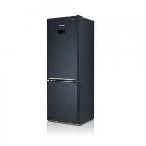 Voltas Beko 340 L 2 Star Bottom Mounted Refrigerator (Wooden Black) RBM365DXBCF Right View
