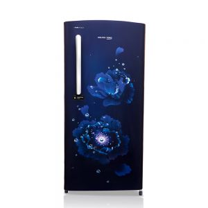 Voltas Beko 195 L 3 Star Direct Cool Single Door Refrigerator (Fairy Flower Blue) RDC215CFBSX/EXTH Front View