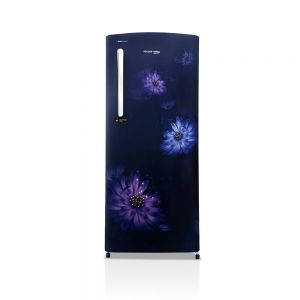 Voltas Beko 220 L 3 Star Direct Cool Single Door Refrigerator (Dahlia Blue) RDC240CDBEX/XXSG Front View