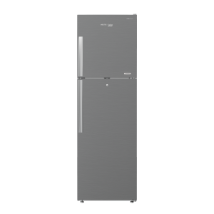 Voltas Beko 360 L 2 Star High End Frost Free Double Door Refrigerator (Silver) RFF383IF Front View