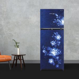 Voltas Beko 275 2 Star Frost Free Double Door Refrigerator (Celin Blue) RFF295D60CBRXDIXXX Front View