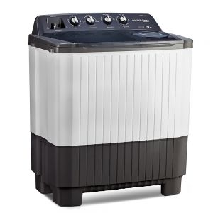 Voltas Beko 7 kg Semi Automatic Washing Machine (Grey) WTT70AGRT Left View
