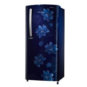 Voltas Beko 200 L 1 Star Direct Cool Single Door Refrigerator (Belus Blue) RDC220E54/BBEXXXXXG / S54200 Front View