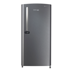 Voltas Beko 185 L No Direct Cool Single Door Refrigerator (Silver) RDC205DXIEX/XXXG Front View