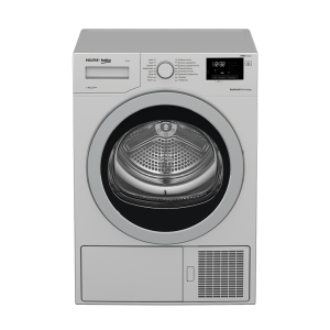 Voltas Beko 8 kg Fully Automatic Dryer Machine (Silver) WDR80S Front View