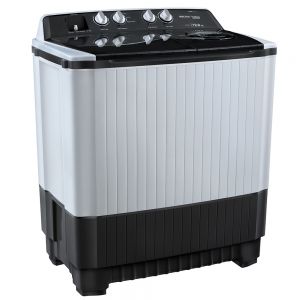 Voltas Beko No kg Semi Automatic Washing Machine (Grey) WTT120AGRT/HB Left View