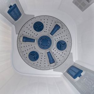 Voltas Beko 8 kg Semi Automatic Washing Machine (Sky Blue) WTT80DBLT Spin Tub View