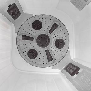 Voltas Beko 8 kg Semi Automatic Washing Machine (Grey) WTT80DGRT Spin Tub View