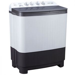 Voltas Beko 8.5 kg Semi Automatic Washing Machine (Gray) WTT85DGRG Left View