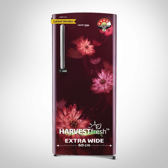 Voltas Beko 185 L, 4 Star, Direct Cool Single Door Refrigerator