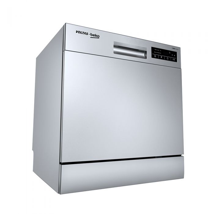 black and silver dishwasher