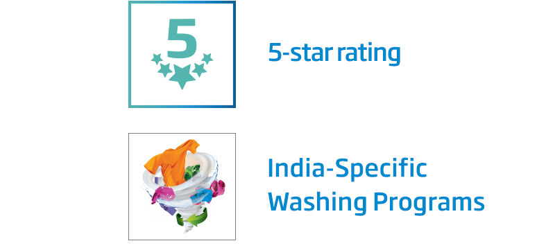 Voltas Beko Top Loading Washing Machine Features - 5-star Rating & India-Specific Washing Programs